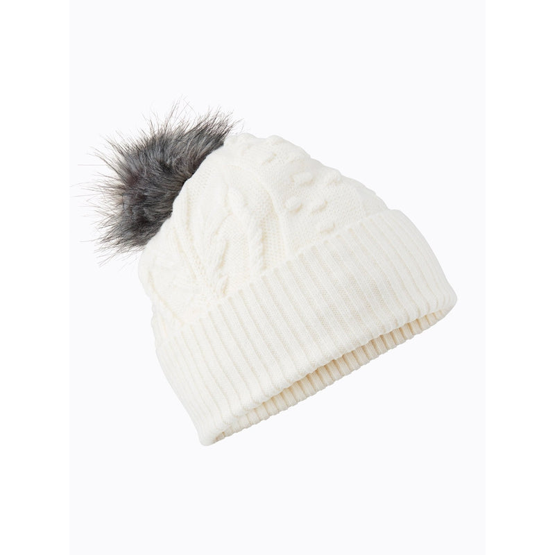 Daily Sports Amedine Knit Hat (pom pom) - White